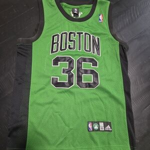 Boston #36 Green Basketball Jersey - Adidas